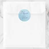 Blauw Dank u Sticker (Tas)