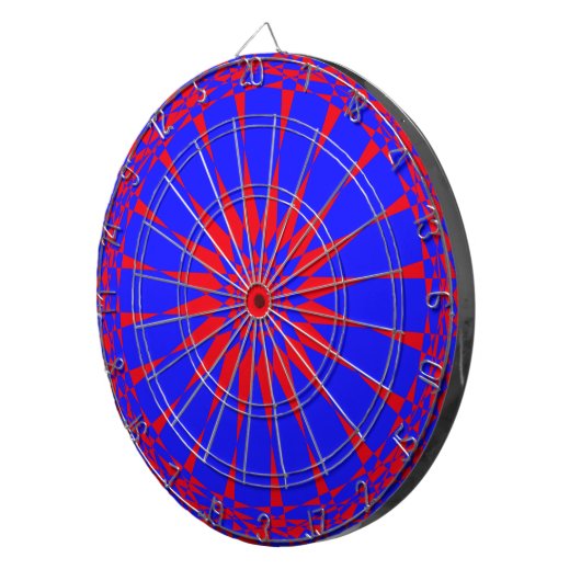 Blauw dartboard |1owlartist dartbord (Voorkant Rechts)