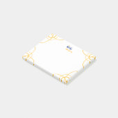 Blauw de Nota's van de Rechthoek van de koning Post-it® Notes (Schuin)