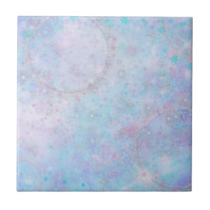 Blauw deegschildpad Fantasy Decoratief Tile of Ond Tegeltje
