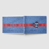 Blauw Denim Kijk Weddenschap Boek (Volledig)