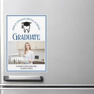 Blauw Dental School Foto Aangepaste Afstuderen Mag