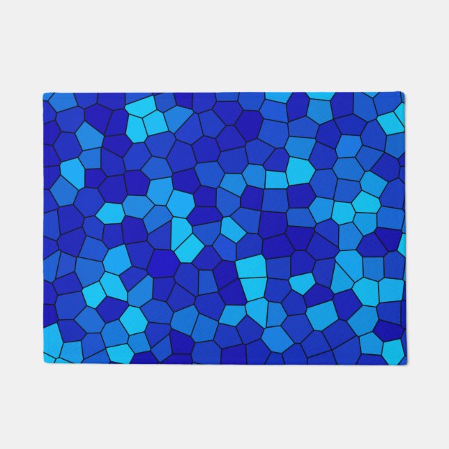 BLAUW DEURMAT (Voorkant)