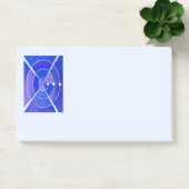 Blauw doel post-it® notes (Kantoor)