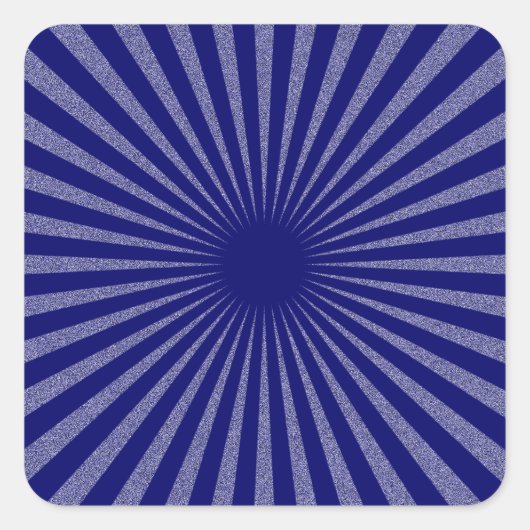 Blauw doel - vierkante sticker (Voorkant)