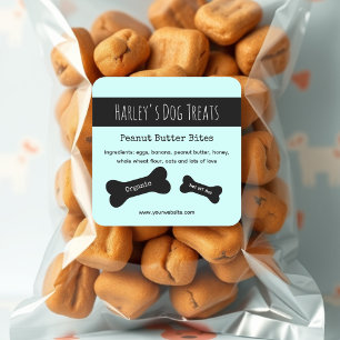Blauw Dog Treat Business Labels