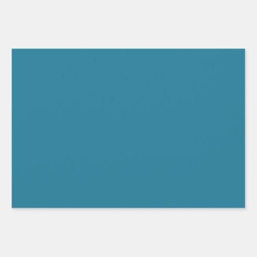 Blauw, Donker Blauwgroen, Zalm & Wit Plaid Inpakpapier Vel (Voorkant 2)