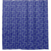 Blauw Douchegordijn (Voorkant)