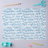 Blauw driehoekspatroon tissuepapier (Craft)