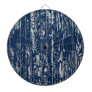 Blauw driftwood dartbord