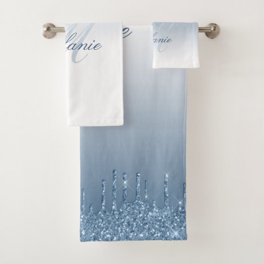 blauw droogbad bad handdoek (Insitu)