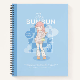 Blauw Droom Roze Notitieboek
