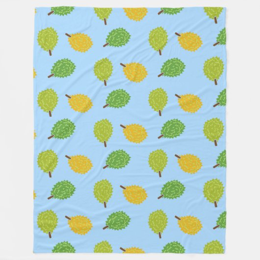 blauw durians deken (Voorkant)