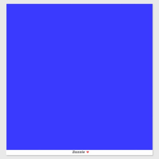 Blauw (effen kleur) sticker (Vel)