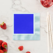 Blauw (effenkleurig) servet (Insitu)