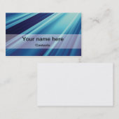 Blauw elegant visitekaartje (Voorkant / Achterkant)