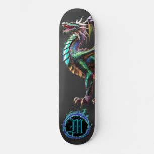*~* Blauw Element AP88 Elementaire Dragon Fierce Skateboard
