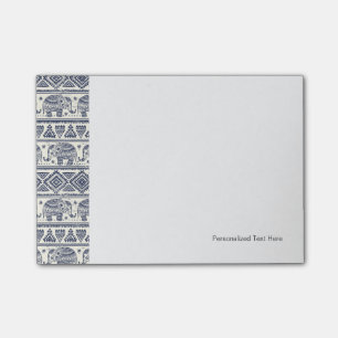 Blauw Elephant Patroon Post-it® Notes