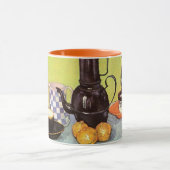 Blauw Emaille Koffiepot door Vincent van Gogh Mok (Midden)