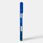 Blauw en Aqua Glas in lood Case-Mate iPhone Case (Achterkant / Rechts)
