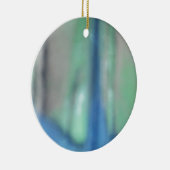 Blauw en blauwgroen groen zee keramisch ornament (Rechts)