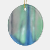 Blauw en blauwgroen groen zee keramisch ornament (Links)