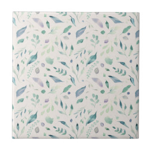 Blauw en Blauwgroen Verlof de Achtergrond van de D Tegeltje