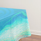 Blauw en bruin marmeren steen tafelkleed (Voorbeeld)