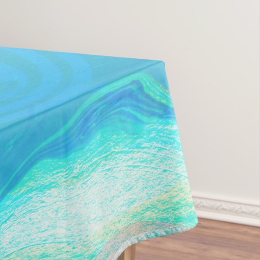 Blauw en bruin marmeren steen tafelkleed (Voorbeeld)