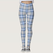 Blauw en buisje leggings (Voorkant)