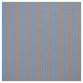 Blauw en Chocolade Striped/Lined Pattern Stof (Swatch)