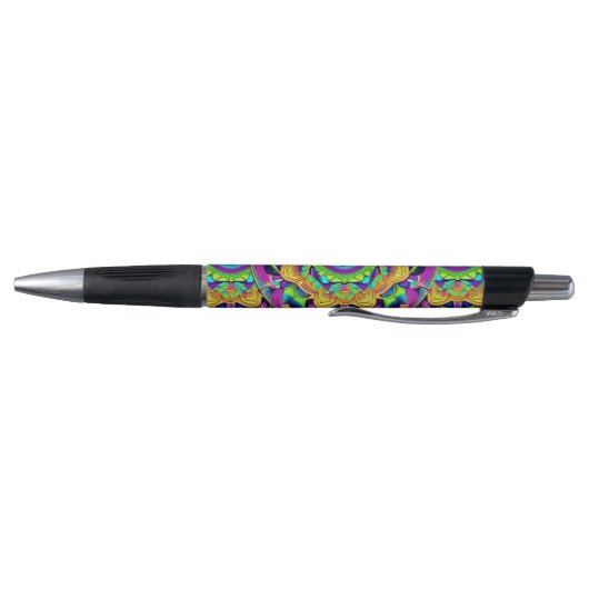 Blauw en gebold Mandala Pen (Bodem)