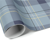 Blauw en geel cadeaupapier (Rol Hoek)