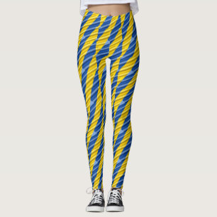 Blauw en Geel Oekraïne inspireren vrede in oorlog Leggings