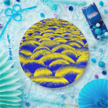 Blauw en geel Rockscape