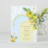 Blauw en Geel Ze vond haar Main Squeeze Kaart (Staand voorkant)