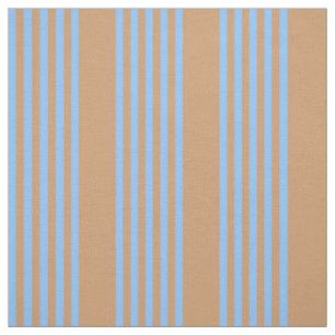 Blauw en geelbruin vijf strips stof