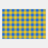 Blauw- en geelcadeaupapier, vlag Oekraïne Inpakpapier Vel (Voorkant 3)