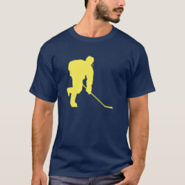 BLAUW EN GOUD HOCKEY T-SHIRT
