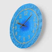 Blauw en Goud Klok (Hoek)