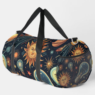 BLAUW EN GOUD MODERN SPACE GALAXY THEMA PLUNJEZAK