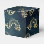 Blauw en Goud  Nautisch Bedankdoosjes (Voorkant Zijde)