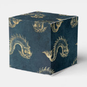 Blauw en Goud  Nautisch Bedankdoosjes (Achterkant)