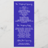 Blauw en Goud String Lights Programma (Achterkant)