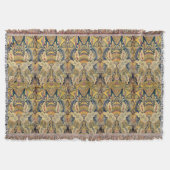 Blauw en goud verouderd deken (Voorkant)