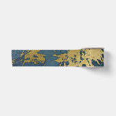 Blauw en gouden marmer lint (Voorkant)