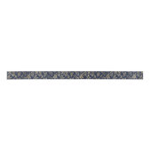 Blauw en goudkleurig Abstract deco verliest patroo Lint (Voorkant)