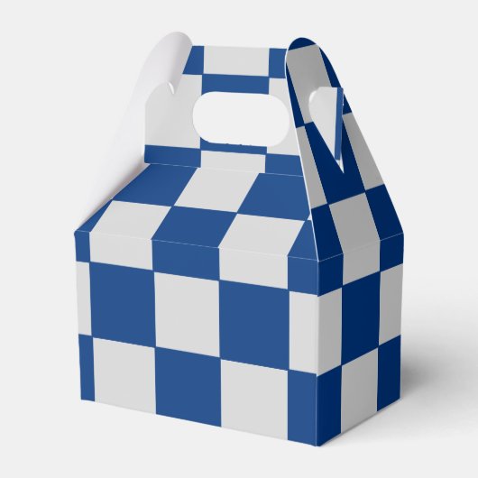 Blauw en grijs geruit bedankdoosjes (Achterkant)