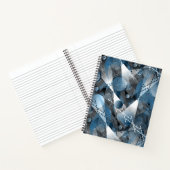 Blauw en grijs. Onttrekking. Notitieboek (Binnen)