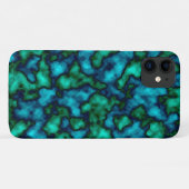 Blauw en groen Abstract patroon Case-Mate iPhone Case (Achterkant (horizontaal))